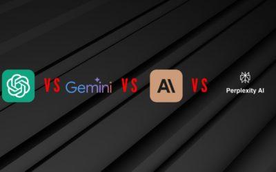 ChatGPT vs Claude AI vs Gemini vs Perplexity AI: – The Ultimate AI Showdown